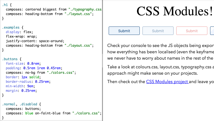 Try CSS Modules live